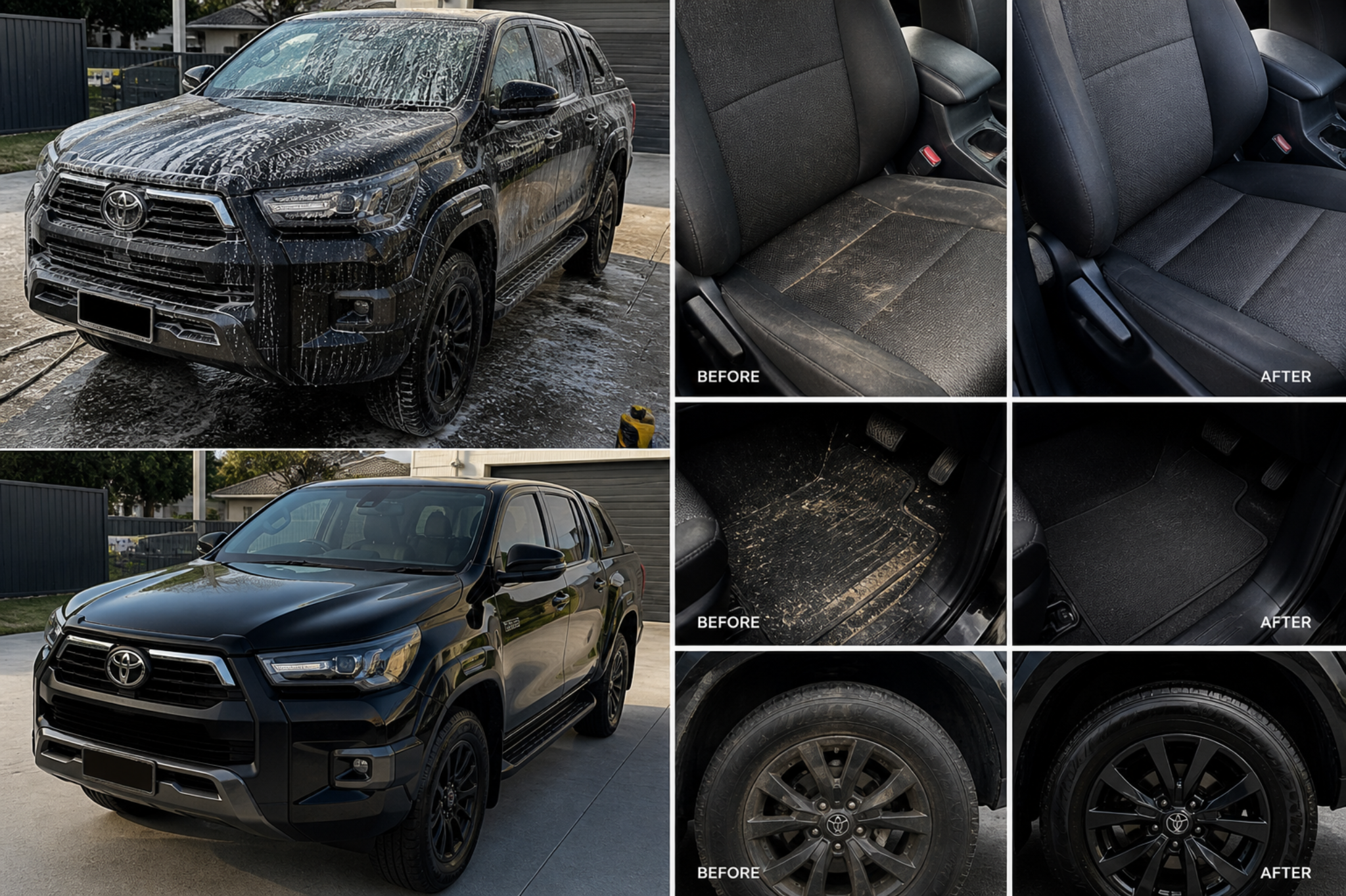 Full detail before and after results